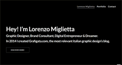 Desktop Screenshot of lorenzomiglietta.com